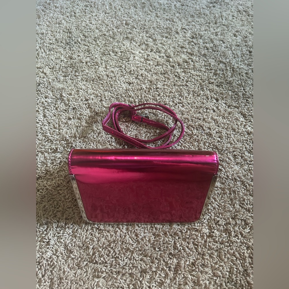 Charming Charlie hot pink crossbody